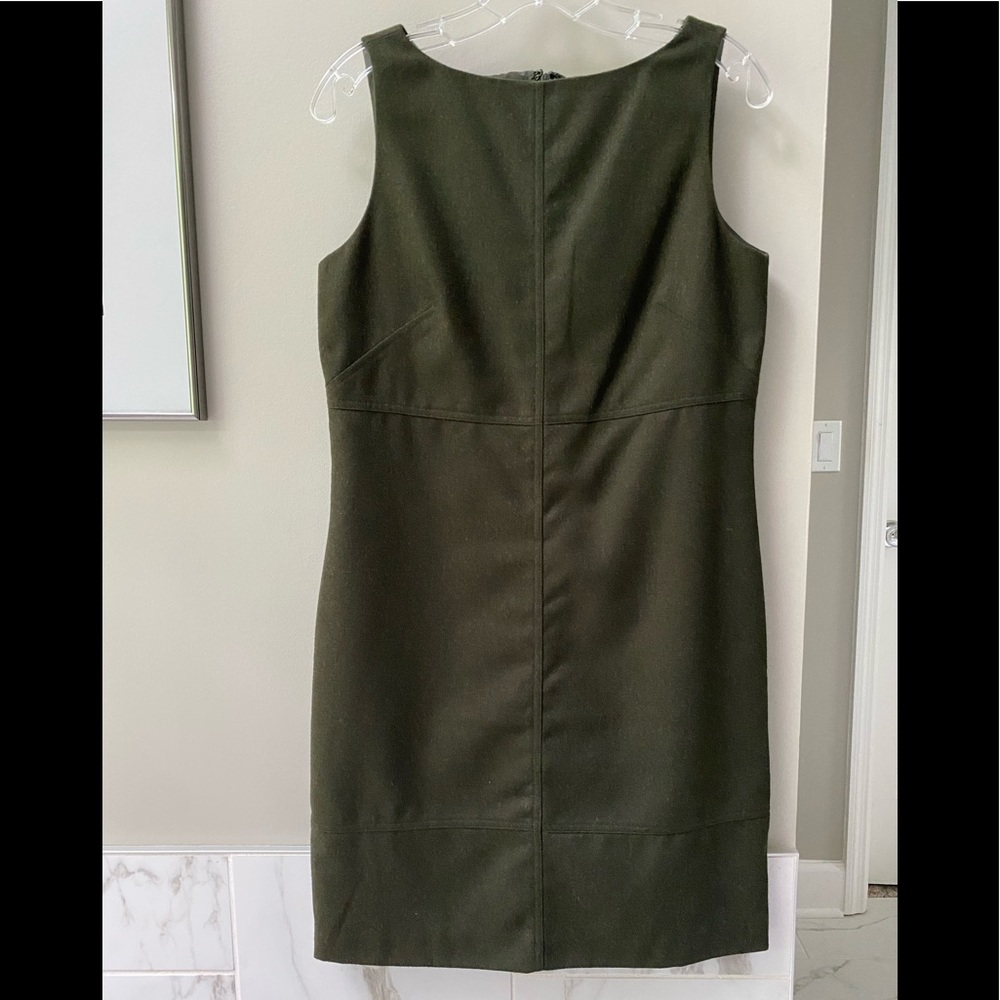 Ann Taylor Loft Forest Green Dress sz 6